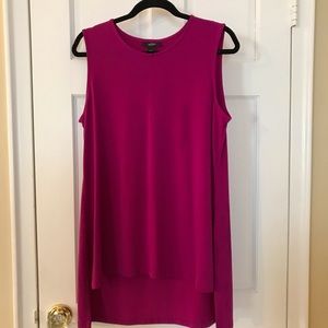 Alfani knit tunic in dark pink. Size petite XL